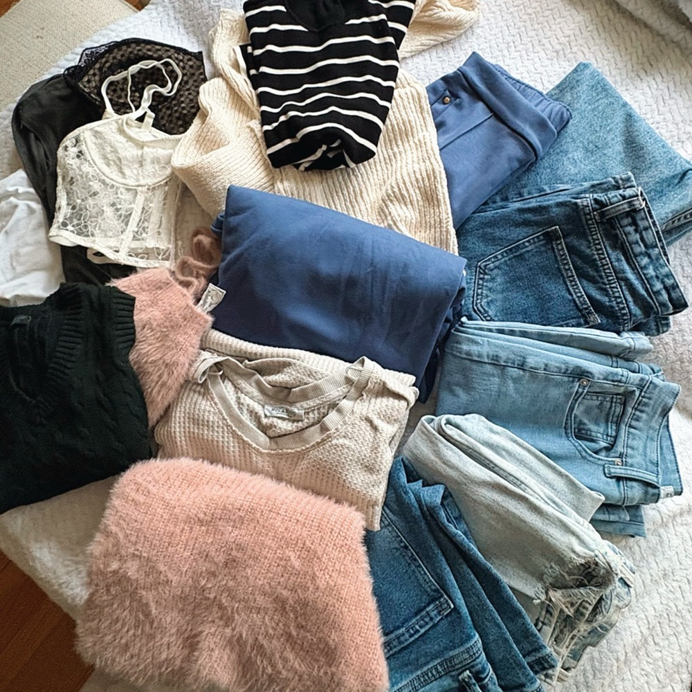 Stylish Clothing Bundle in Various Colors